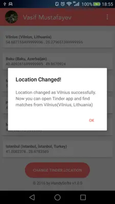 Location Changer for Tinder android App screenshot 5